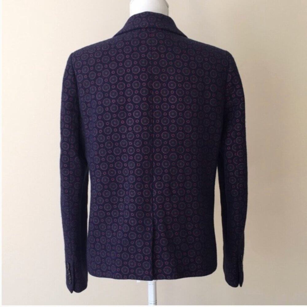 J. Crew Collection Blue Fall 2013 Schoolboy Jacket Wool Tweed Blazer 4 - Picture 11 of 15